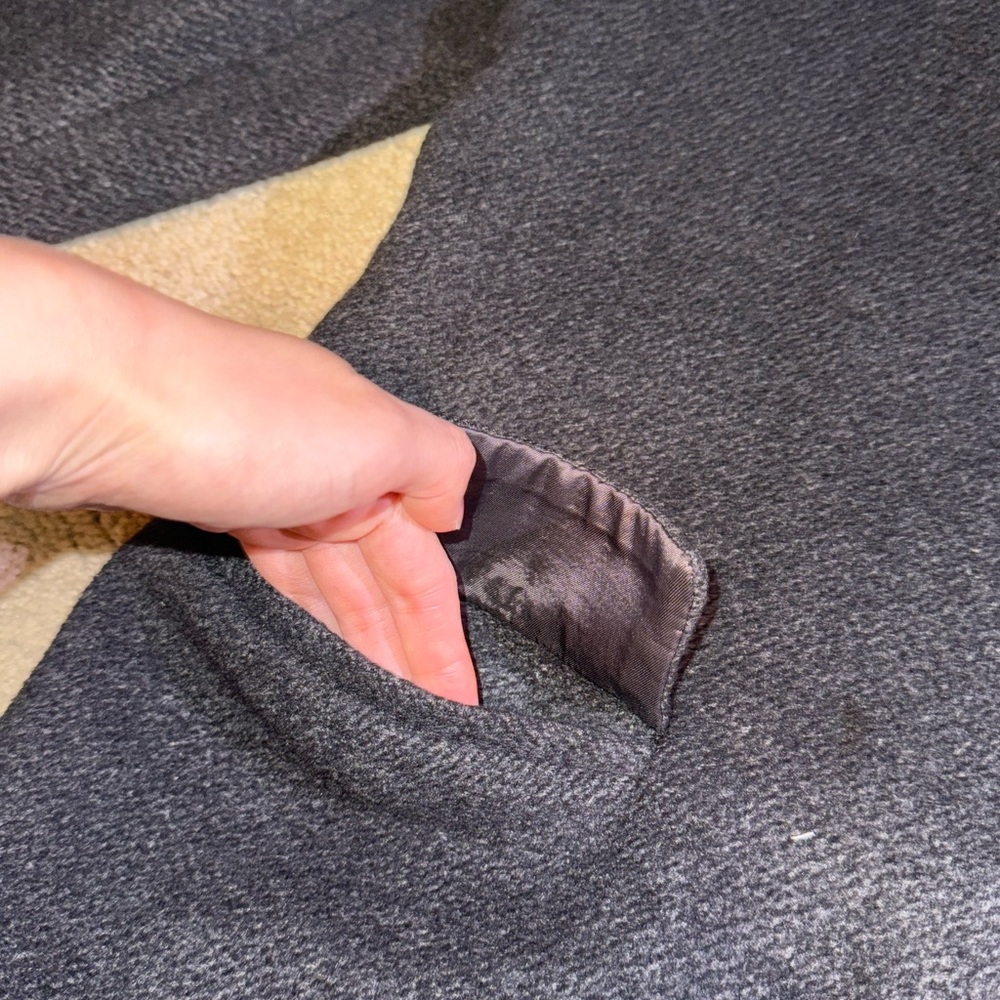 Banana Republic Black Trench Coat Timeless Design - Picture 6 of 7